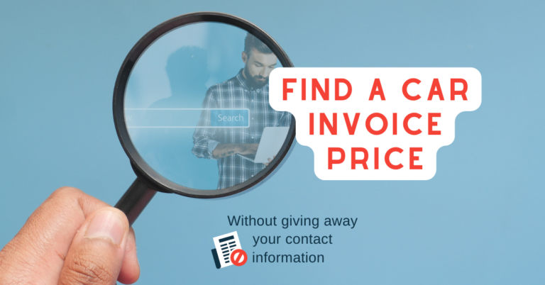 Read more about the article How to find a car invoice price