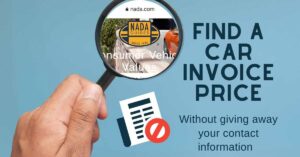 find a car invoice price